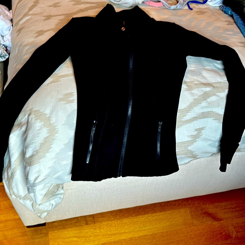 Lululemon black define zip up sweat jacket